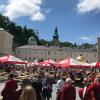 Salzburger Festspiele der Baasmusik 2018 strax innan brassbandets spelning.