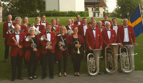 Limhamns Brassband på jubileumsresa i Österrike 2018-05-11