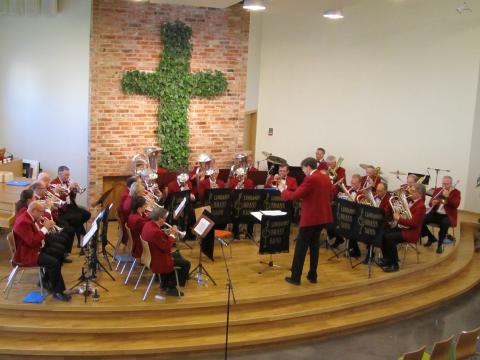 Limhamns Brassband i Brunnsparkskyrkan 2012-03-25